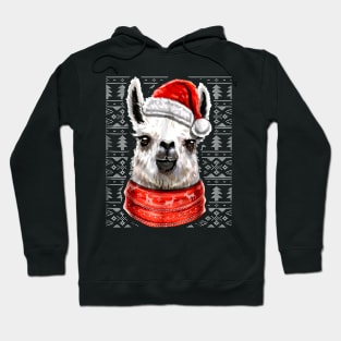 Christmas Sweater Llama Shirt Christmas Llama Gift Girl Hoodie